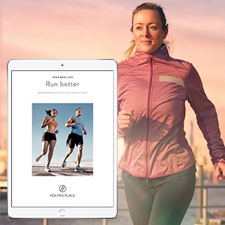 Woman and Man Running | Holmes Place