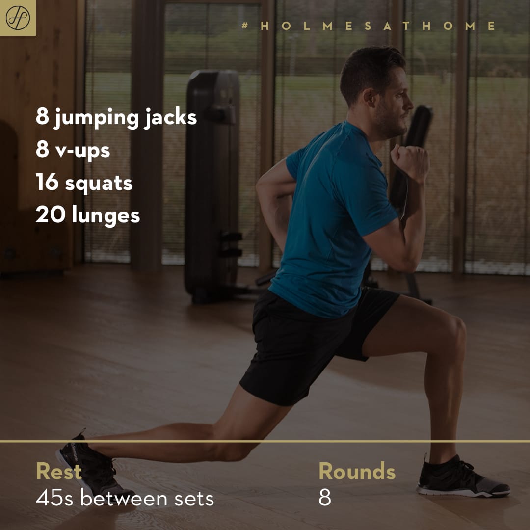 Bodyweight workout at home